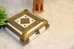 Cream Rajwadi Dry Fruit Box - Image 2