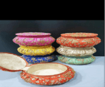 Bangle And Earring box with Floral Embroidery - Image 4