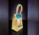 Mini Jute bag with Upanayanam sheetprint - Image 2