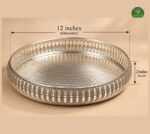 German Silver Pooja Tray - 12 Inch - Image 4