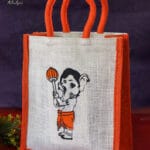 Bala Ganapathy Print Jute Bag