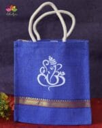 Ganesh zari Printed Jute Bag