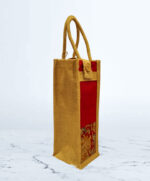 Jute Kalamkari Bottle bag - Image 2