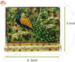 Colourful Peacock Key holder - Image 2