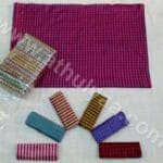 Silk Cotton Blouse Bits - Checkered- Set of 25 Pieces