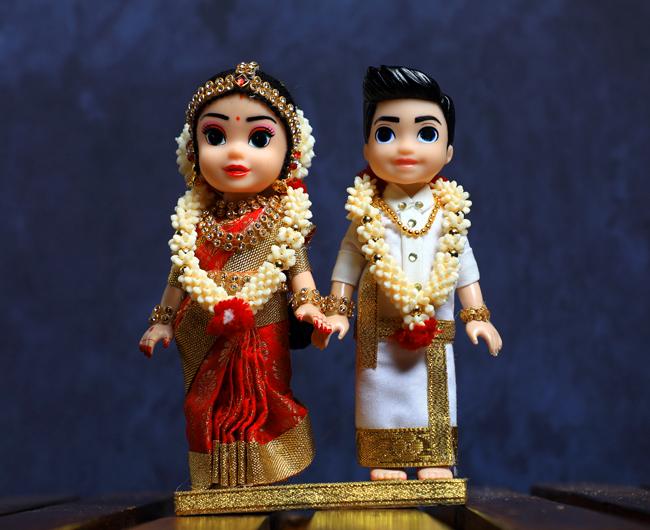 Tamil wedding dolls