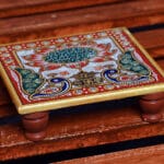 Marble peacock chowki