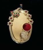 Peacock Kumkum Platter - Image 2