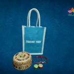 Jute bag box navratri gift combo