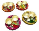 Parrot Haldi kumkum Platters
