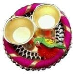 Parrot Haldi kumkum Platters - Image 2