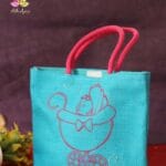 Jute Bag With Baby Trolley Design