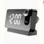 Glass digital alarm clock