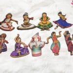 Dancer Fridge magnet -Set of 10