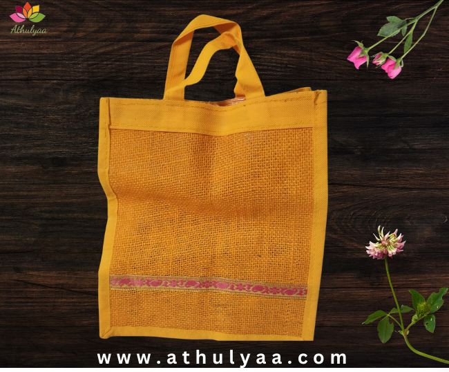 Buy Jute Bags Handmade for Return Gifts Indian Saree Bags Bridal Party Gifts  Assorted Lunch Bags Pooja Gift Bags Printed Jute Bag Online in India - Etsy