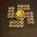 Crystal Swastik Diya