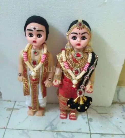 Tamil Brahmin Iyer Style Couple Dolls