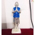 Silver Plated Modi Ji Statue