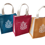Traditional Ganesha Printed Jute Bag