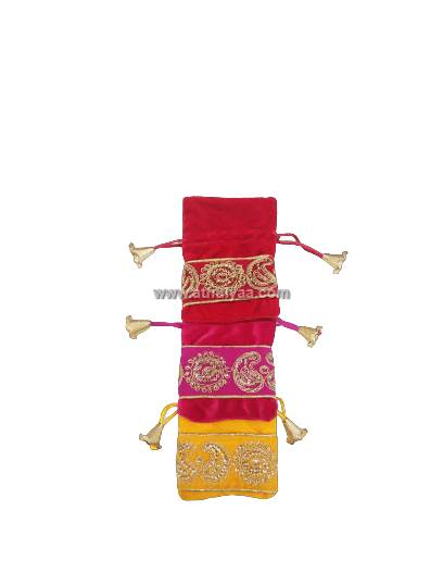 Coin Velvet Potli