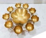 Metal Decor Floral and T-light Holder - Image 2