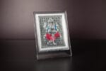   Silver Finish God In Acrylic Frame
