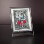   Silver Finish God In Acrylic Frame