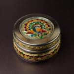 Peacock Dry Fruit Steel Box