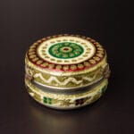 Meenakari Dry Fruit Steel Box with Ghungroo