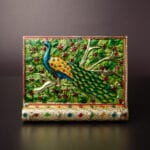 Colourful Peacock Key holder