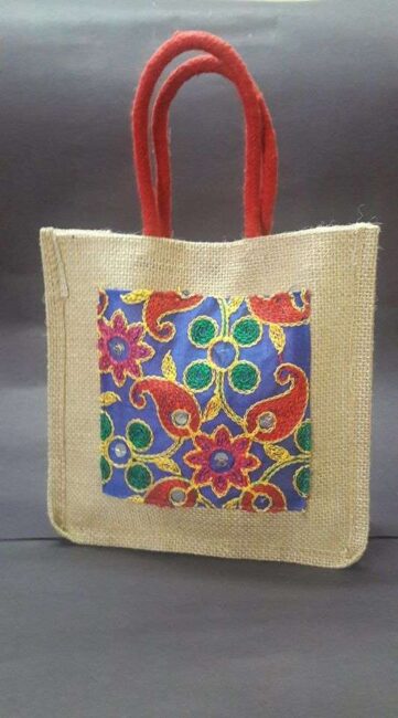 Flipkart.com | DEEYA Printed Natural Jute Bag, Daily Use Handbag, Medium  Size Shopping and Beach Bag Multipurpose Bag - Multipurpose Bag