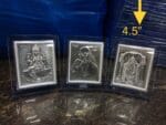 Silver finish God in Acrylic frame - Image 2