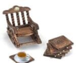Armchair shaped tea coaster - Image 2