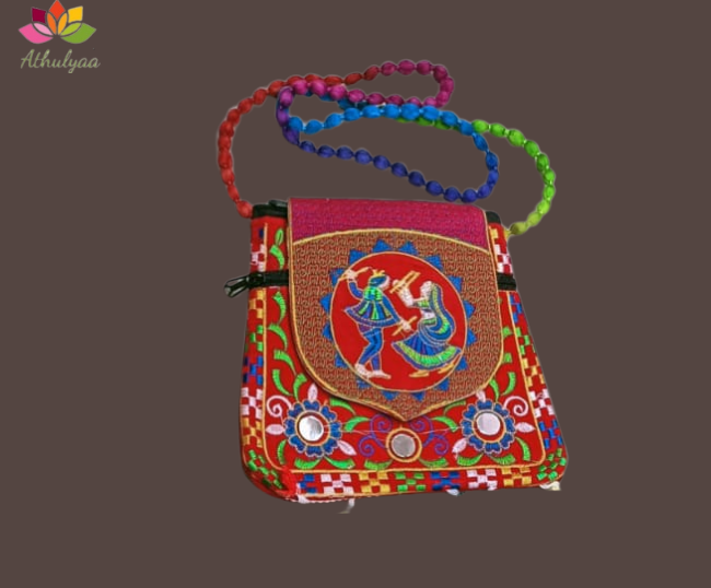 Floral-Embroidered Shoulder Bag from Kutch | Exotic India Art | Embroidered  shoulder bag, Bags, Shoulder bag