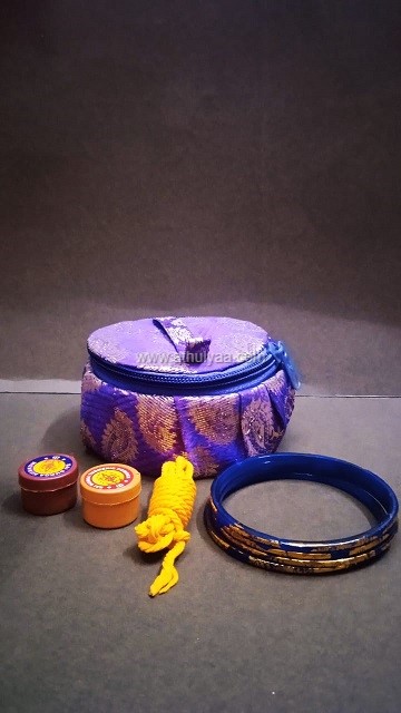 Embroidered Bangle Box | Wedding Return Gifts | Athulyaa
