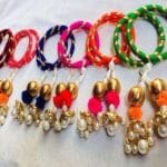 Bangles with latkans