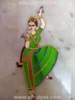 Indian Dancing Girl Kundan Rangoli - Image 4