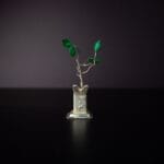 Brindavan Tulasi maadam with green leaves