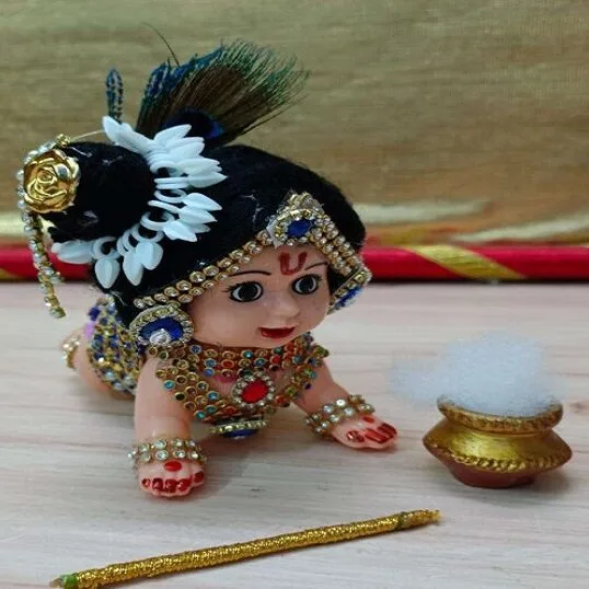 Crawling Krishna with Butter Pot