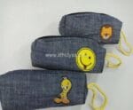 Denim Fabric Pouches for Kids