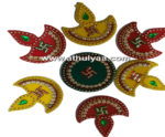 Diya Rangoli Design