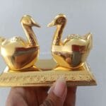 Double swan kumkum box