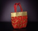 Embroidered Bag with Long handle