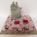 Engagement Ring Platter Set with Flowers