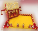 Engagement Ring and saree tray - Image 2