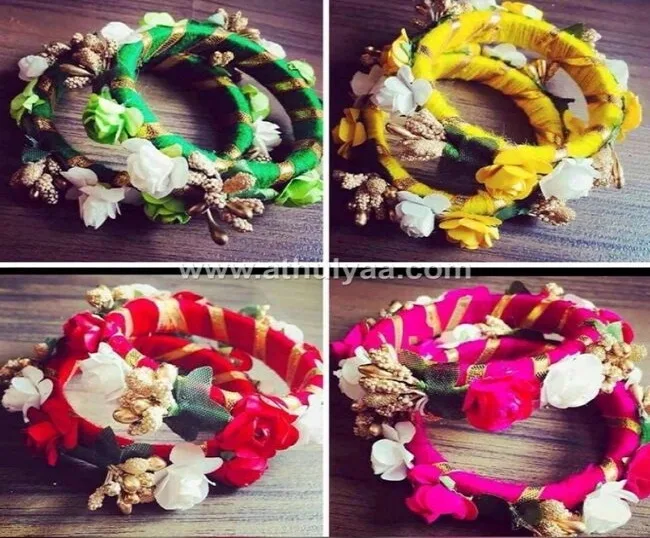 Floral Bangle Pair - Image 2
