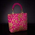 Floral embroidered bag