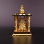 Ganpati Idol In Mandir Frame