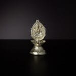 German Silver Leaf shaped Lakshmi Diya