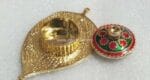 Golden Leaf Kumkum Holder - Image 2